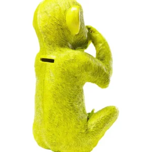 Outlet KARE Design Money Box Monkey Iwazaru Lime