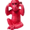 Best KARE Design Money Box Monkey Kikazaru Red