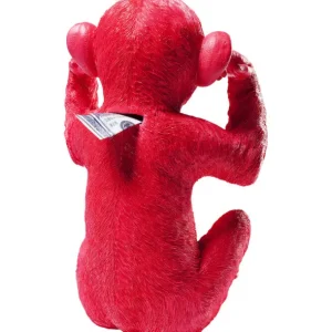 Best KARE Design Money Box Monkey Kikazaru Red