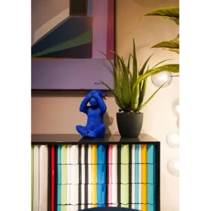 Sale KARE Design Money Box Monkey Mizaru Blue