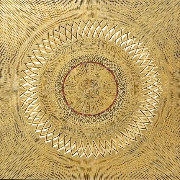 object_picture_art_geomet_0.webp Fashion KARE Design Object Picture Art Geometric Circle Gold 120x120cm