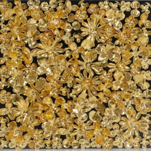 Sale KARE Design Object Picture Gold Flower 60x60cm