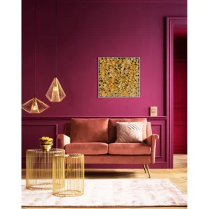 Sale KARE Design Object Picture Gold Flower 60x60cm