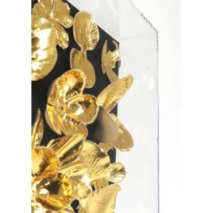 Sale KARE Design Object Picture Gold Flower 60x60cm