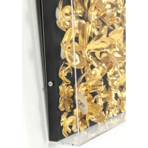 Sale KARE Design Object Picture Gold Flower 60x60cm
