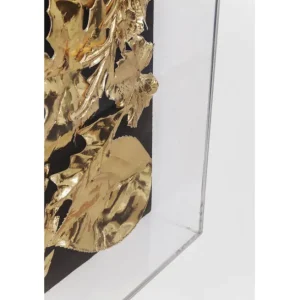Best KARE Design Object Picture Gold Leaf 120x120cm