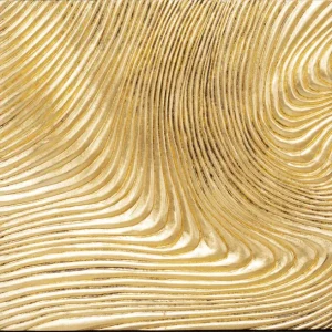 Online KARE Design Object Picture Wave Gold (2/Set)