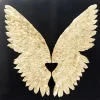 Online KARE Design Object Picture Wings Gold Black 120x120cm