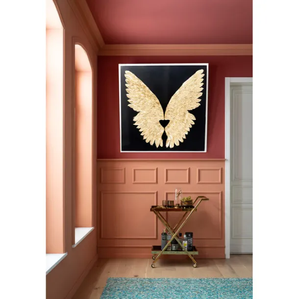 object_picture_wings_gold_1-1.webp Online KARE Design Object Picture Wings Gold Black 120x120cm