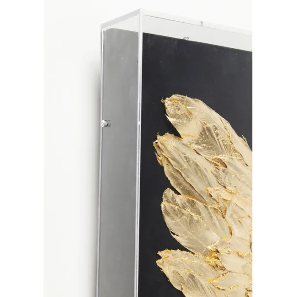 object_picture_wings_gold_4-1.webp Online KARE Design Object Picture Wings Gold Black 120x120cm