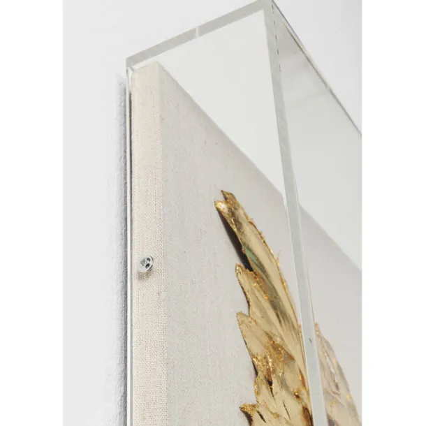 object_picture_wings_gold_4.webp Online KARE Design Object Picture Wings Gold White 120x120cm