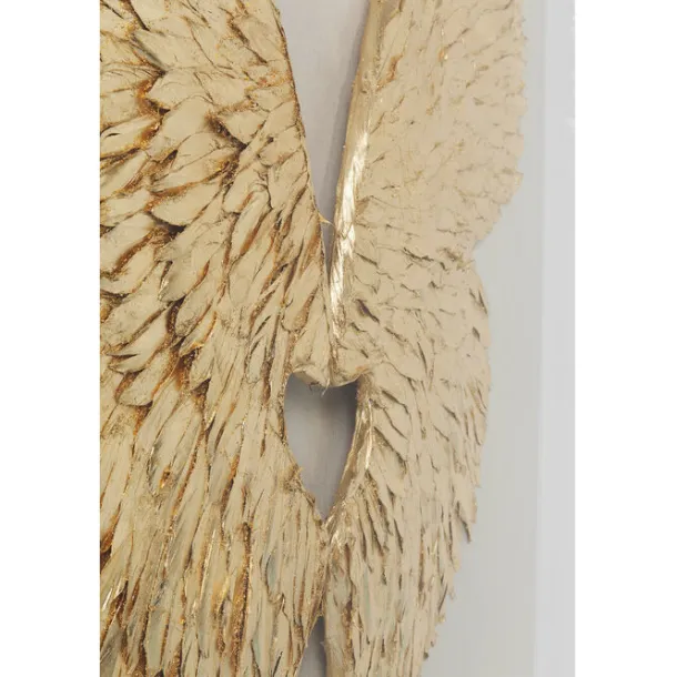 object_picture_wings_gold_5.webp Online KARE Design Object Picture Wings Gold White 120x120cm