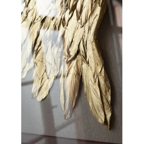 object_picture_wings_gold_7.webp Online KARE Design Object Picture Wings Gold White 120x120cm