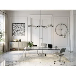 Outlet KARE Design Objekt Picture Silver Flower 100x100cm