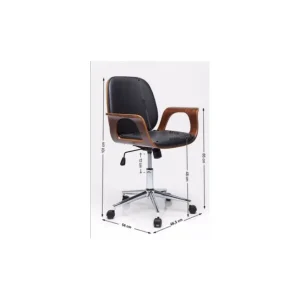 New KARE Design Office Chair Patron Walnut
