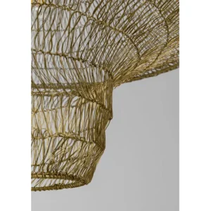 Hot KARE Design Pendant Lamp Cocoon Gold Ø51cm