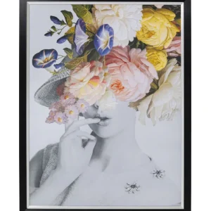 Clearance KARE Design Picture Frame Flower Lady Pastel 117x154cm