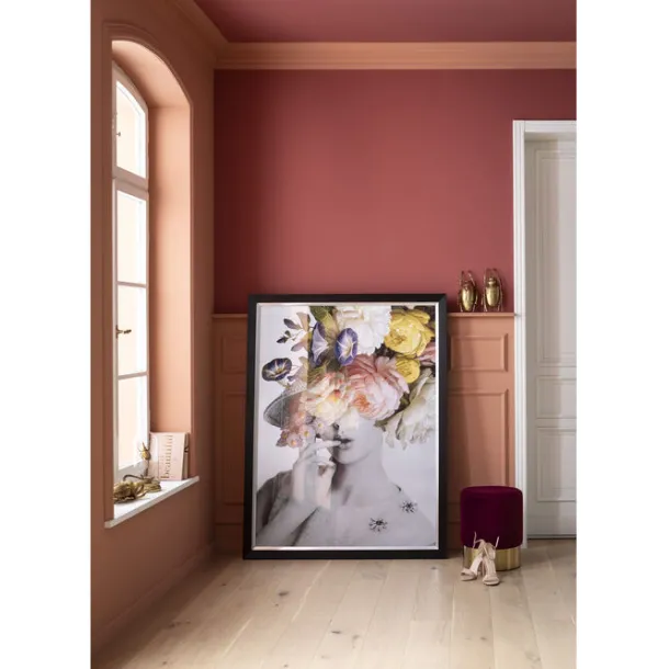 picture_frame_flower_lady_2.webp Clearance KARE Design Picture Frame Flower Lady Pastel 117x154cm