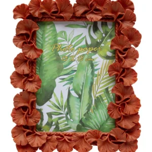 Sale KARE Design Picture Frame Ginkgo Leaf Orange 20x24cm