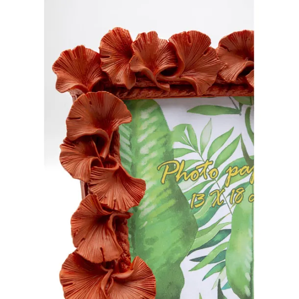 picture_frame_ginkgo_leaf_3-4.webp Sale KARE Design Picture Frame Ginkgo Leaf Orange 20x24cm