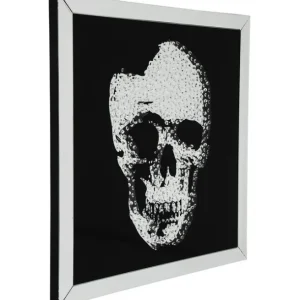 Hot KARE Design Picture Frame Mirror Skull 100x100cm