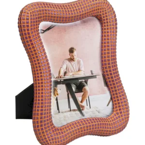 Online KARE Design Picture Frame Wavy Orange 13x18cm