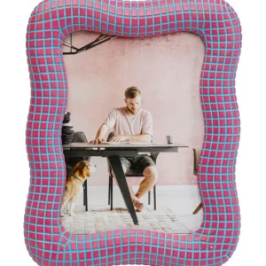 Best KARE Design Picture Frame Wavy Pink 13x18cm