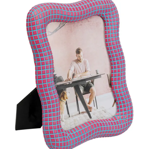picture_frame_wavy_pink_x_1.webp Best KARE Design Picture Frame Wavy Pink 13x18cm