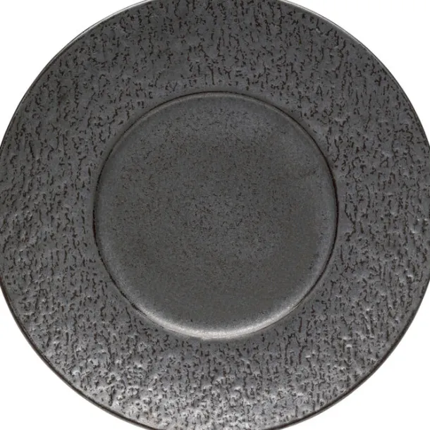 plate_cosmos_black_cm_0-1.webp Fashion KARE Design Plate Cosmos Black Ø27cm
