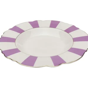 New KARE Design Plate Deep Harlequin Purple Ø23cm