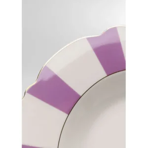 New KARE Design Plate Deep Harlequin Purple Ø23cm