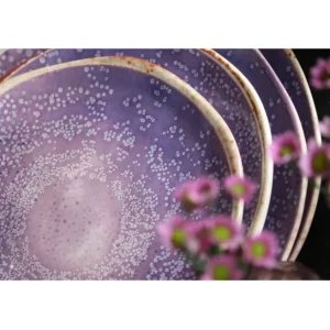 Outlet KARE Design Plate Deep Shirley Violet Ø21cm