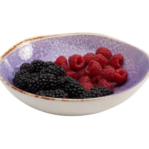 Outlet KARE Design Plate Deep Shirley Violet Ø21cm