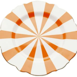 Best KARE Design Plate Harlequin Orange Ø22cm