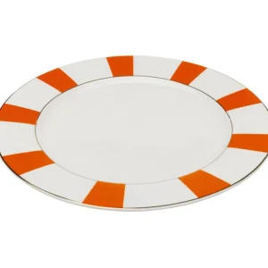 Outlet KARE Design Plate Harlequin Orange Ø27cm