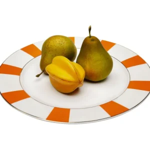 Outlet KARE Design Plate Harlequin Orange Ø27cm