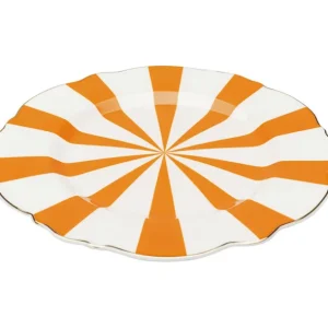 Best KARE Design Plate Harlequin Orange Ø22cm
