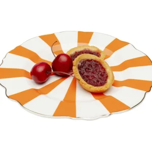 Best KARE Design Plate Harlequin Orange Ø22cm