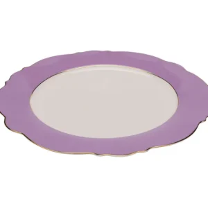 Fashion KARE Design Plate Harlequin Purple Ø27cm