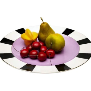 New KARE Design Plate Harlequin Purple Ø31cm