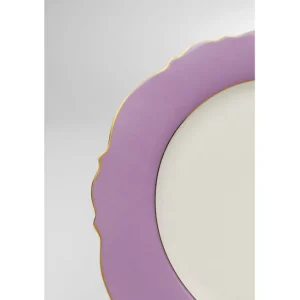 Fashion KARE Design Plate Harlequin Purple Ø27cm