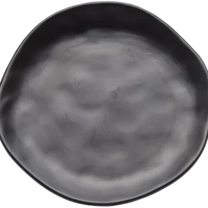 Discount KARE Design Plate Organic Black Ø20cm