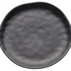 Hot KARE Design Plate Organic Black Ø26cm