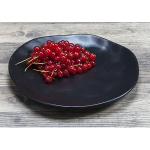 Discount KARE Design Plate Organic Black Ø20cm