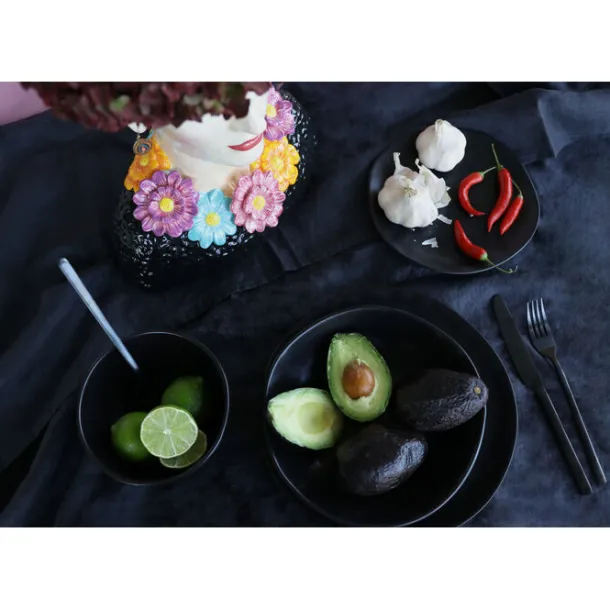 plate_organic_black_cm_3.webp Hot KARE Design Plate Organic Black Ø26cm