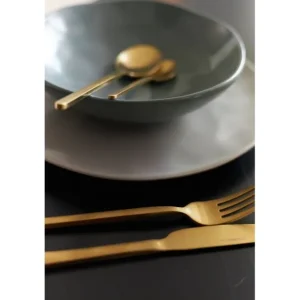 Hot KARE Design Plate Organic Black Ø26cm