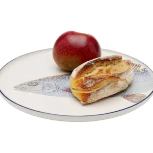 Best KARE Design Plate Poisson Blue Ø27cm Assorted