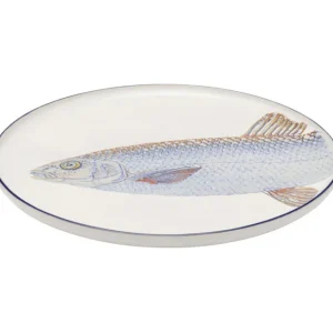 Best KARE Design Plate Poisson Blue Ø27cm Assorted