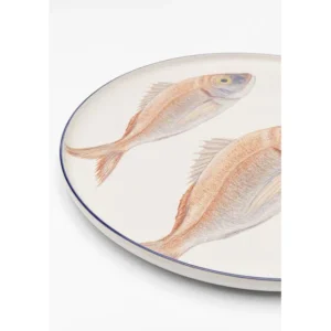 Best KARE Design Plate Poisson Blue Ø27cm Assorted
