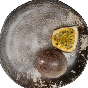 Hot KARE Design Plate Savannah Brown/Grey Matt Ø26cm